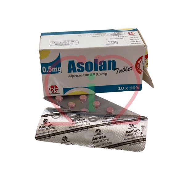 Asolan Alprazolam BP 0.5mg