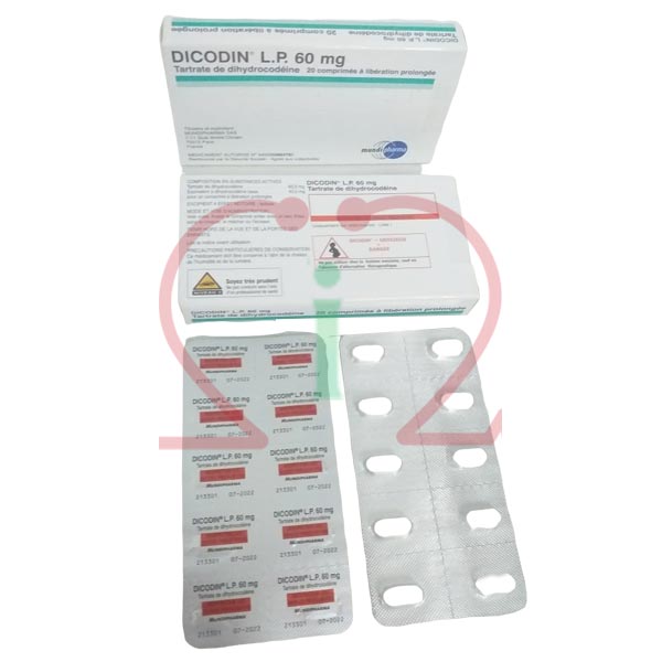 Dihydrocodeine 60mg Tablets (Dicodin I.P 60mg)